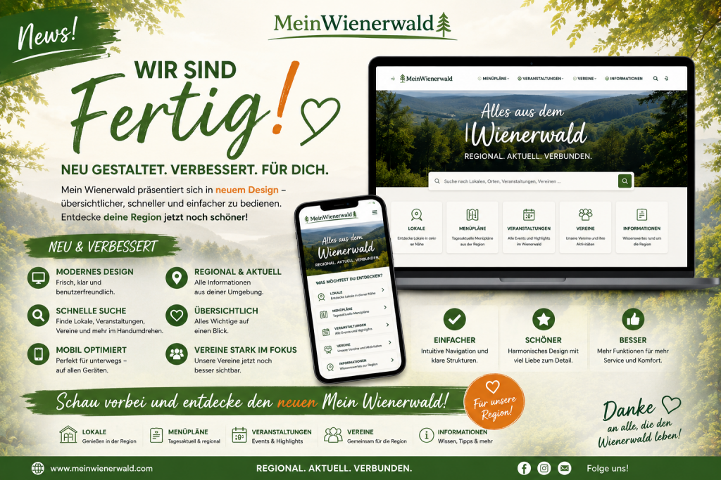 Wir sind fertig!