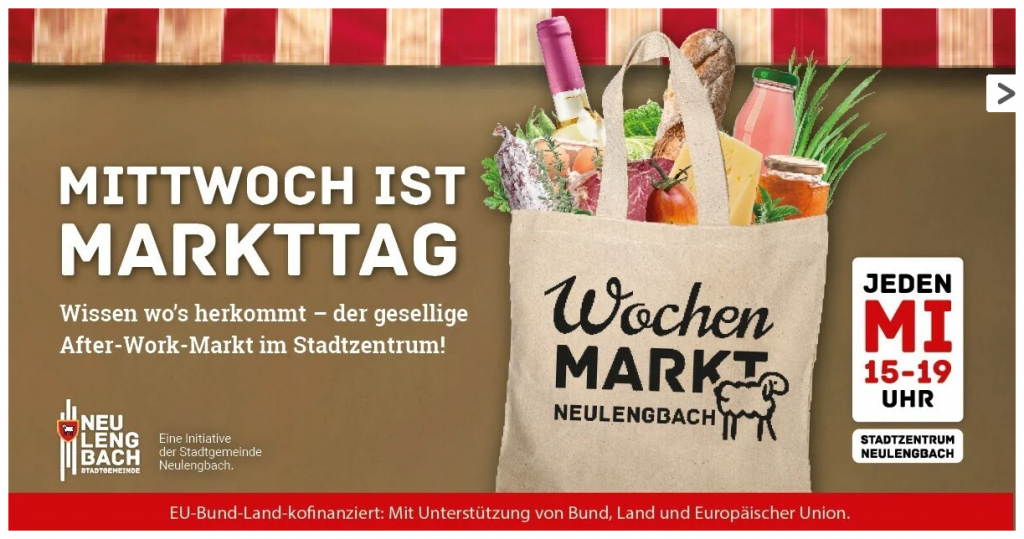 Wochenmarkt in Neulengbach